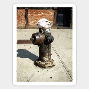 Hot Hydrant, Bowery, Manhattan, NYC Sticker